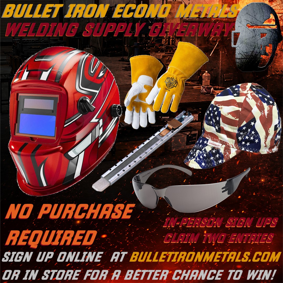 Welding supply giveaway flyer